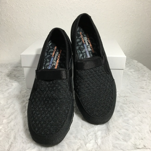 Skechers Shoes - Skechers Relaxed Fit Air-Cooled Slip-ons Black 8.5
